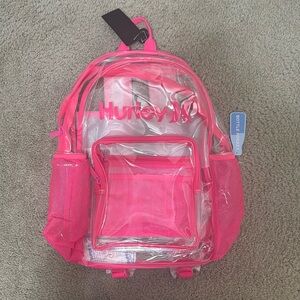 Hurley Clear Backpack - Pink